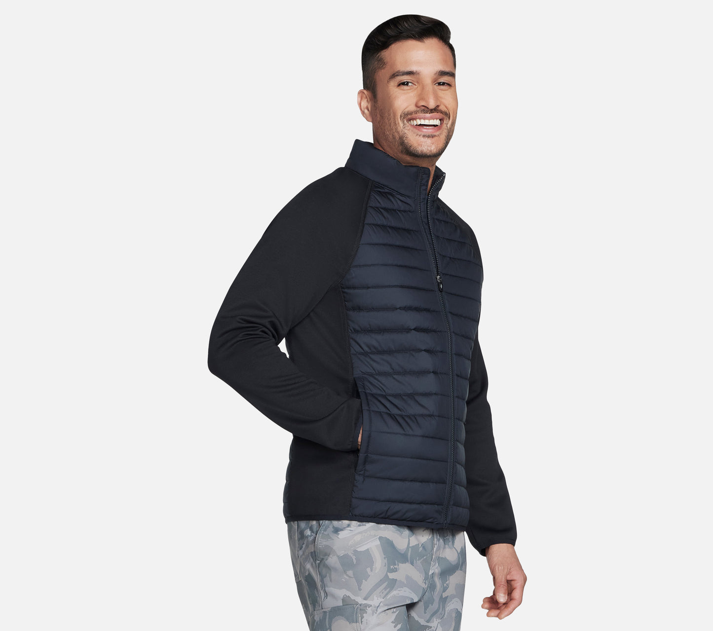 Hoodless Hoodies Cozy Fit Hybrid Jacket Clothes Skechers.no