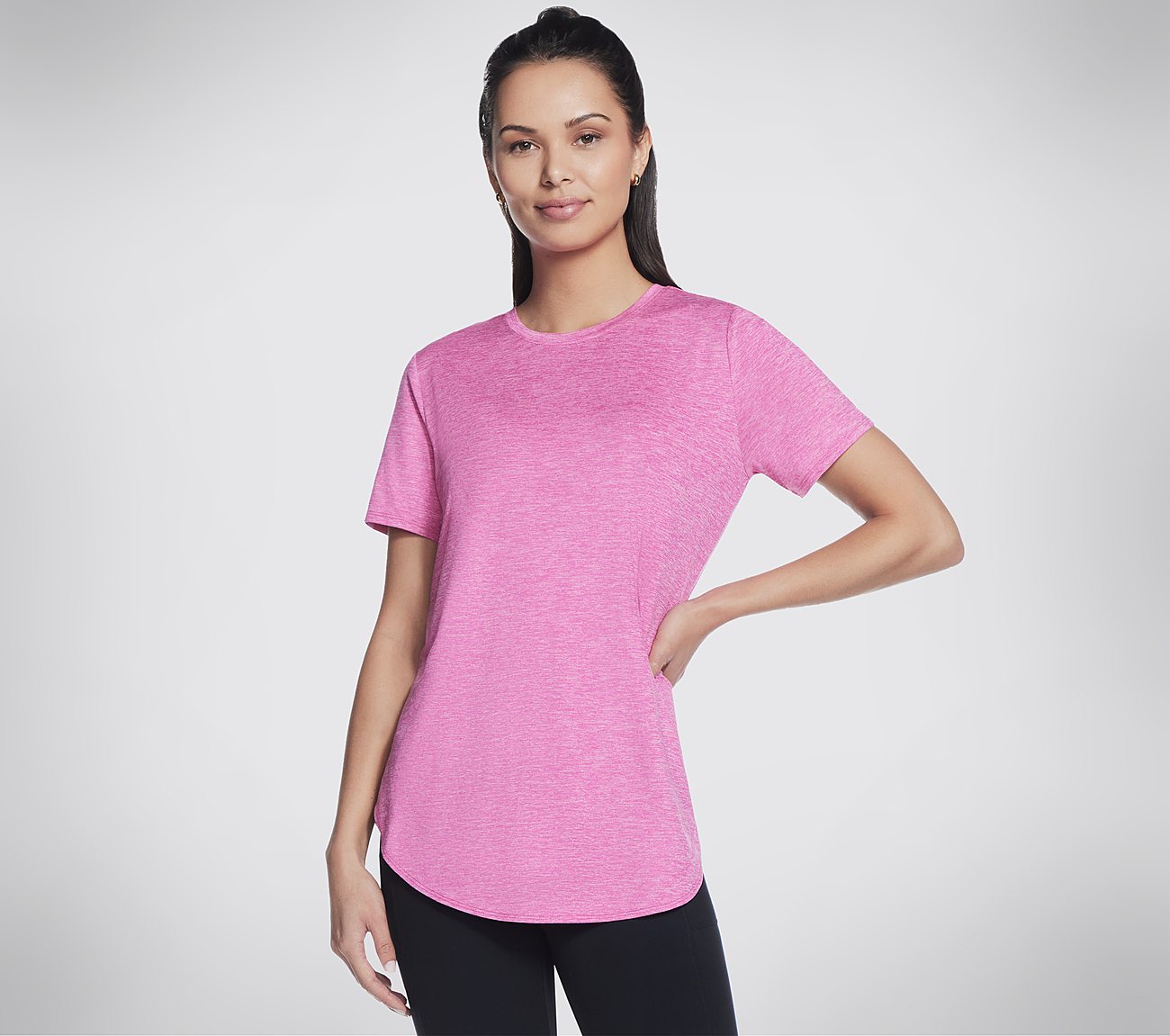 GO Dri Swift Tunic Tee Clothes Skechers