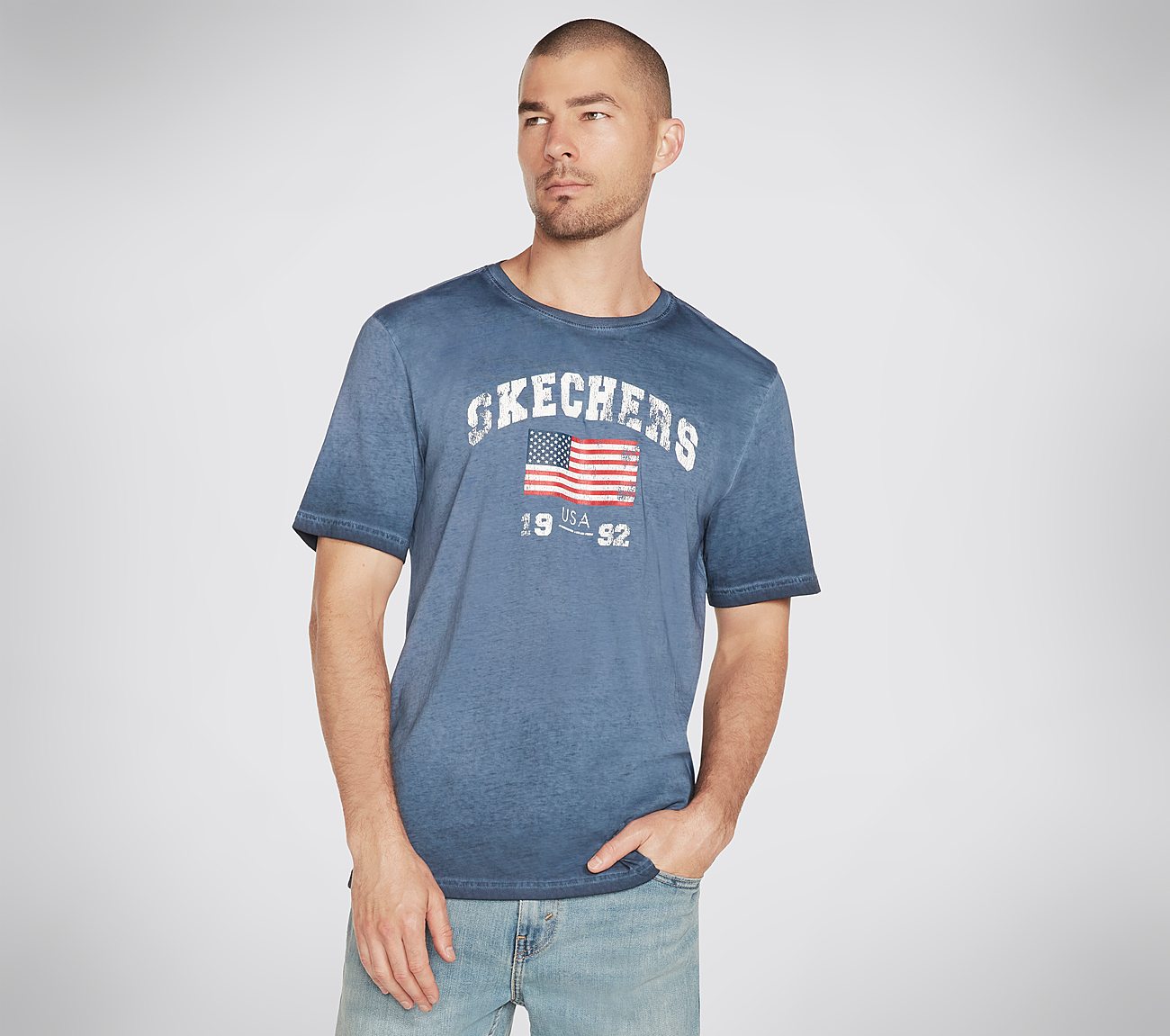 Skech-Dye Americana 92 T-Skjorte Clothes Skechers