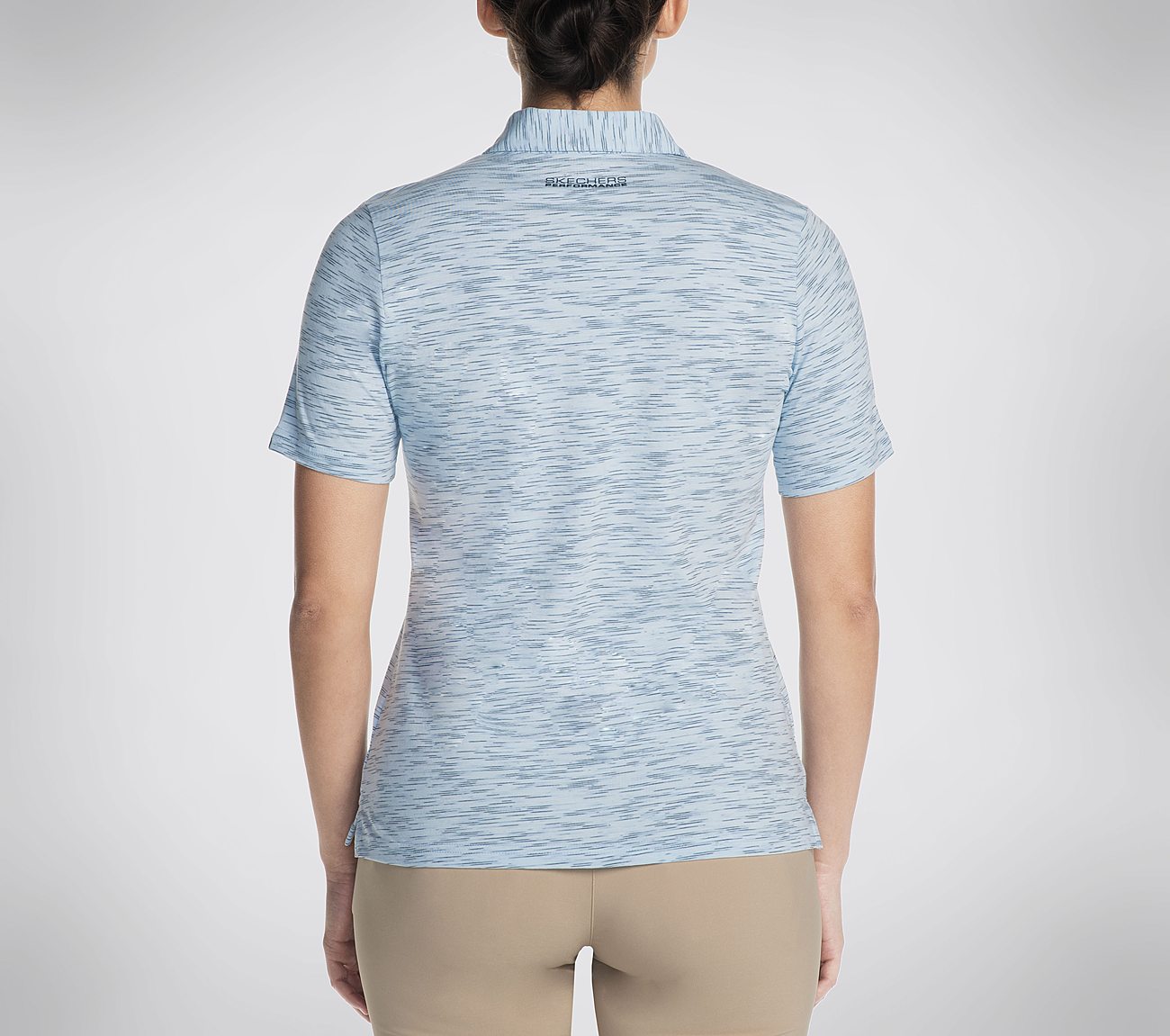 Space Dye Polo T-skjorte Clothes Skechers
