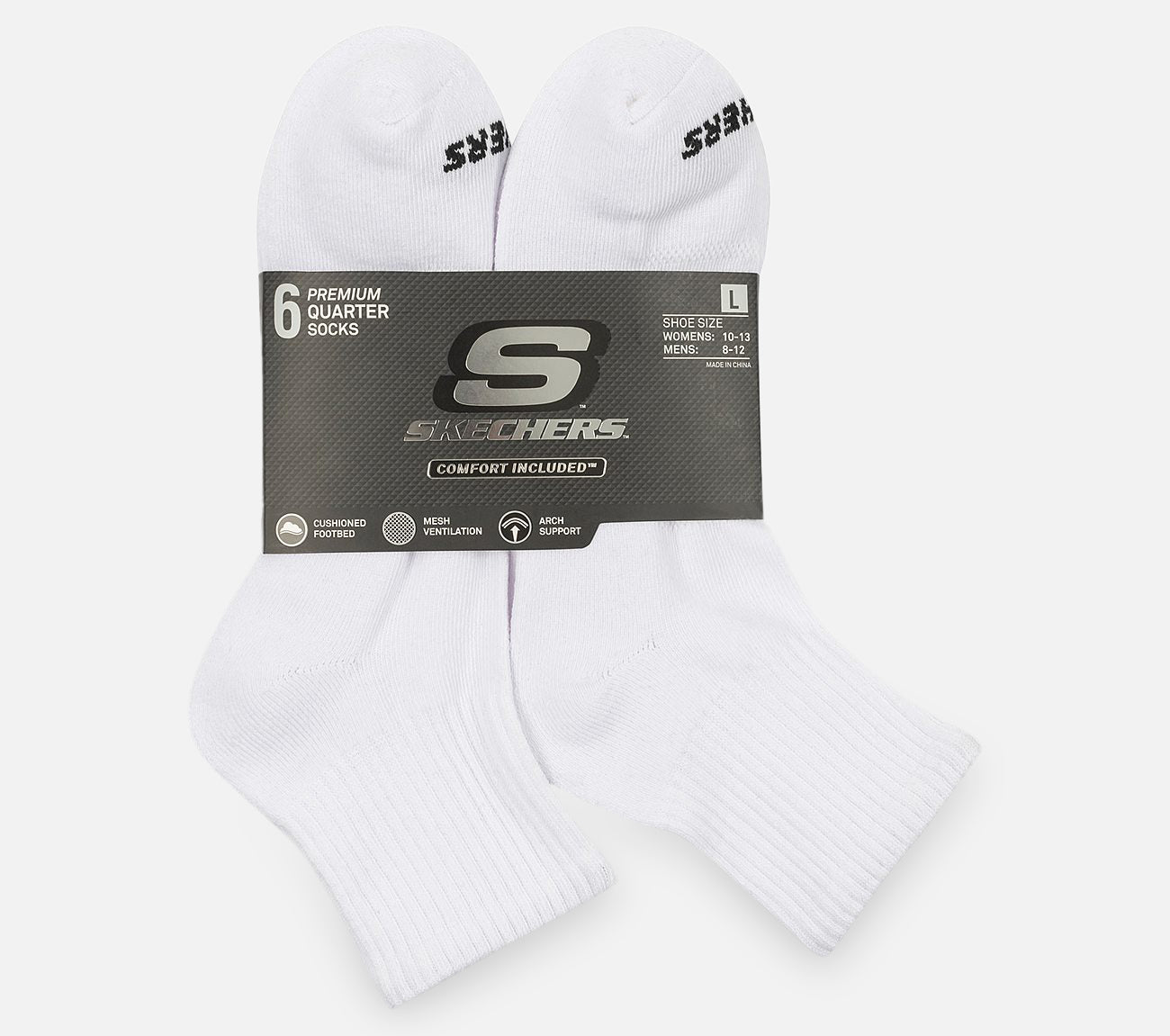 6-pakning Core sokker Sock Skechers.no
