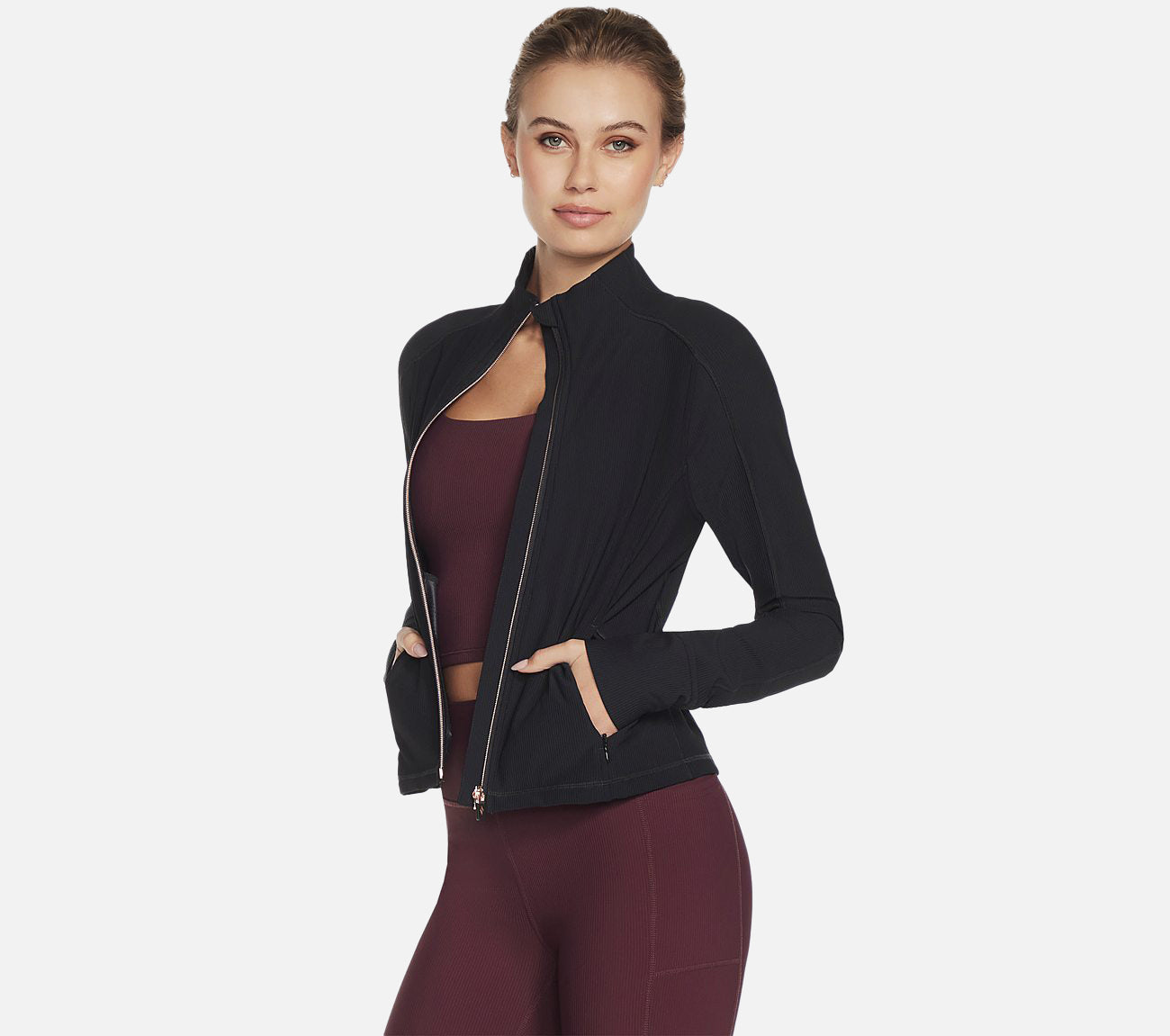 GO FLEX - Rib Jacket Clothes Skechers.no