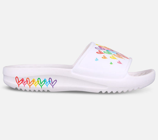 JGoldcrown: Foamies In Love With Love Sandal Skechers