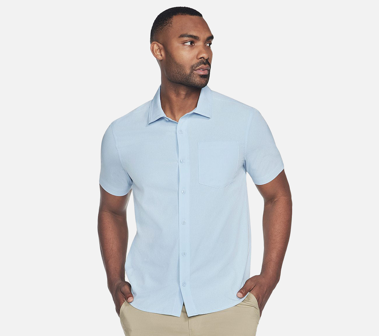 GO WALK Air Short Sleeve Shirt Clothes Skechers