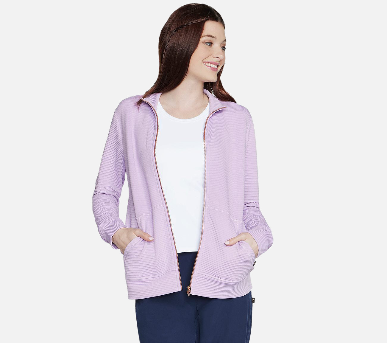 The Hoodless Hoodie GO WALK Everywhere Jacket Clothes Skechers.no