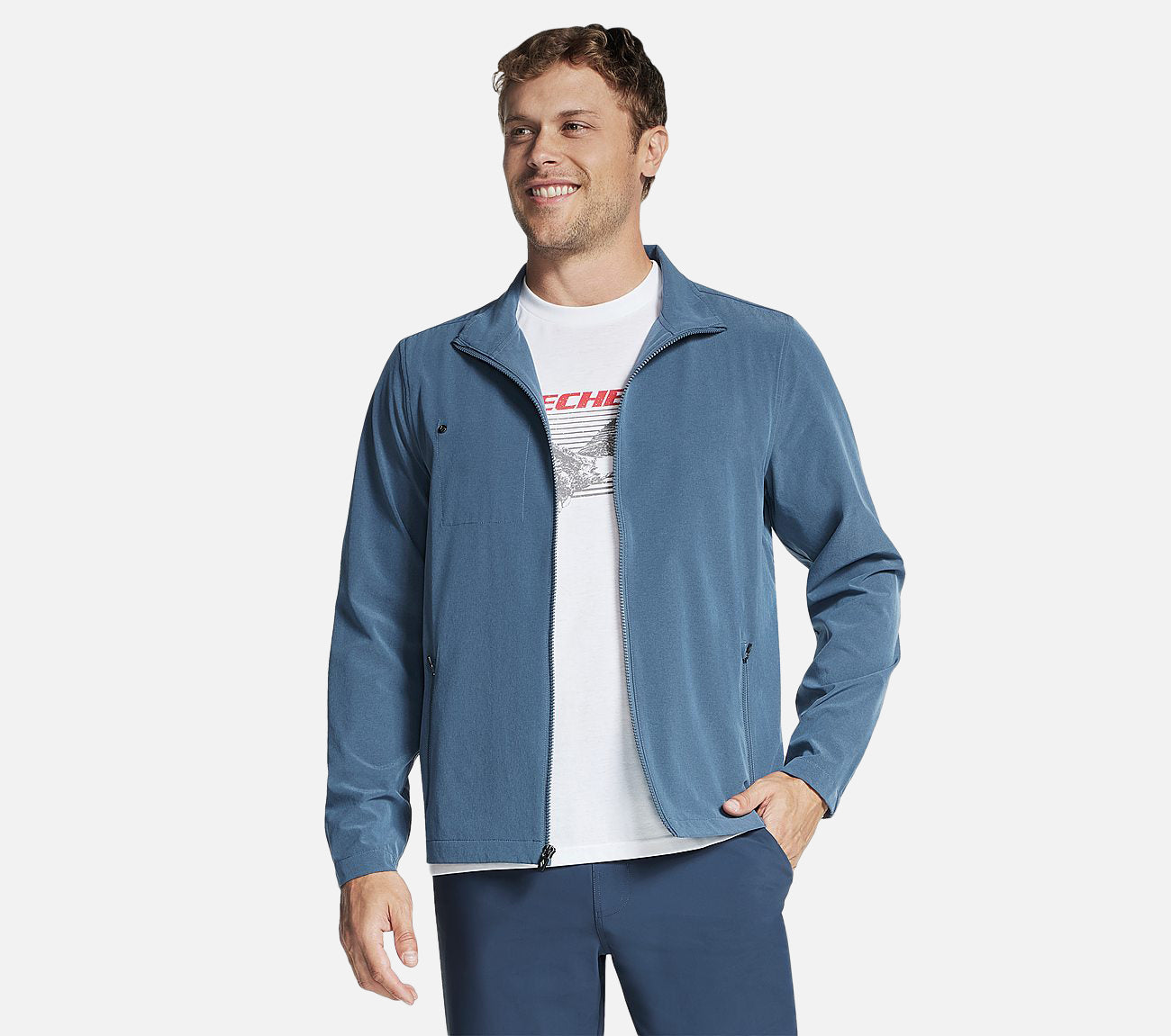 GO WALK Everywhere Full Zip Jacket Clothes Skechers.no