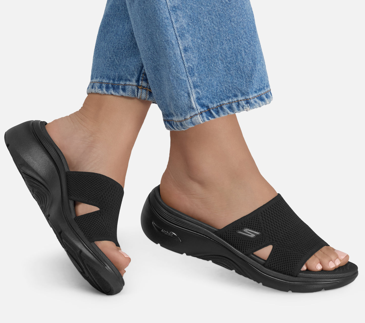 Wide Fit: Go Walk Arch Fit 2.0 - Dakota Sandal Skechers.no