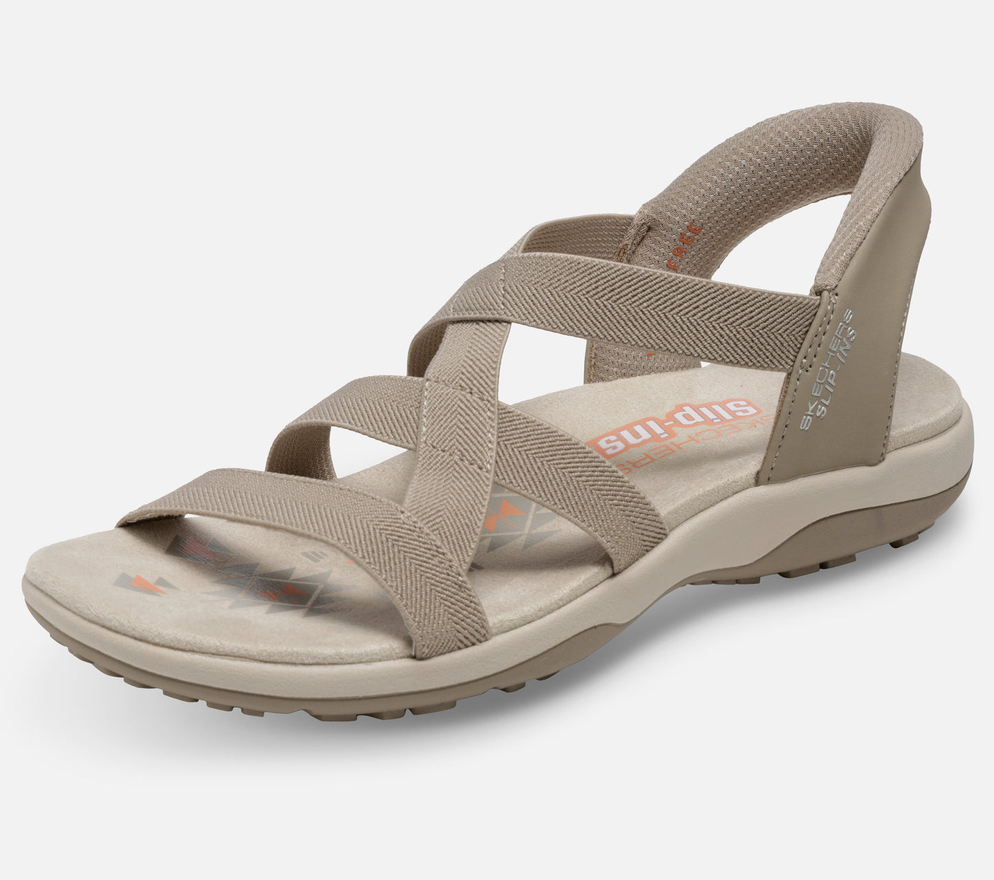 Wide Fit: Slip-ins: Reggae Slim - Stretch Flex Sandal Skechers.no