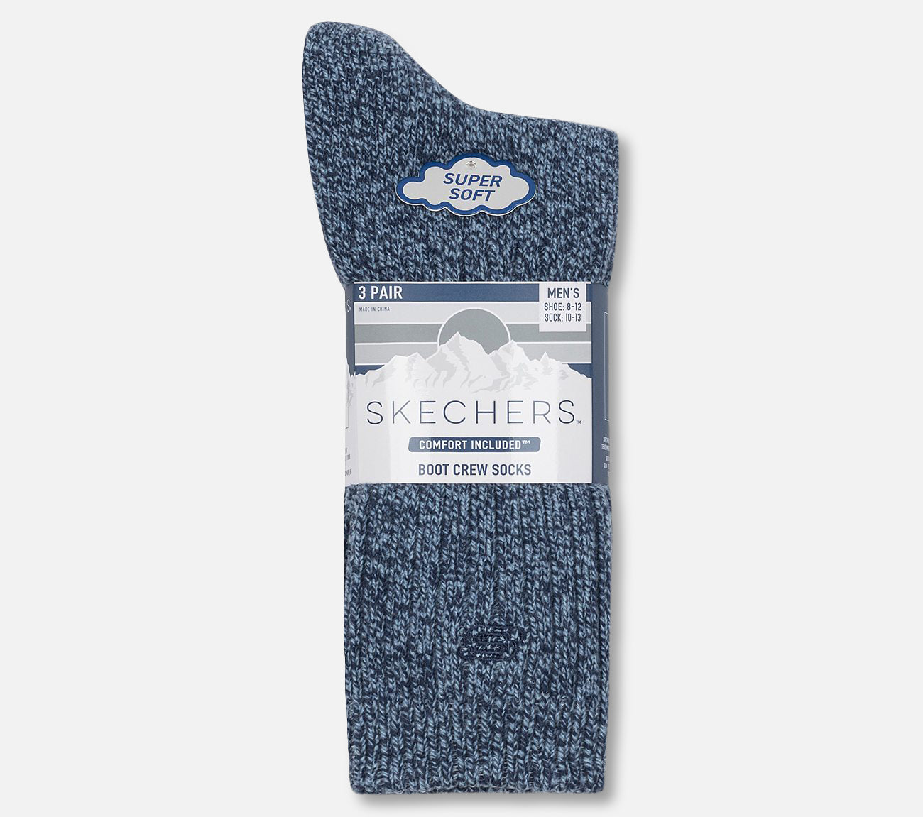 Supermyke støvlesokker – 3-pakning Sock Skechers.no