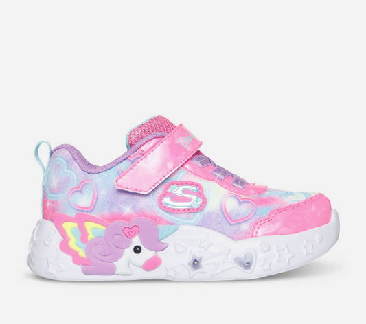 S-Lights: Unicorn Charmer - Lil Heart Sparkles Shoe Skechers.no