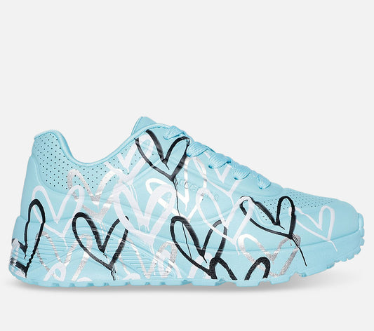 JGoldcrown: Uno Lite - Metallic Love Shoe Skechers.no