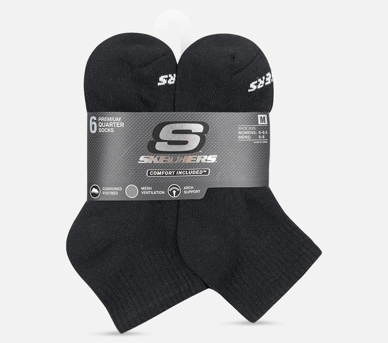 6-pakning Core Quarter-sokker Sock Skechers.no