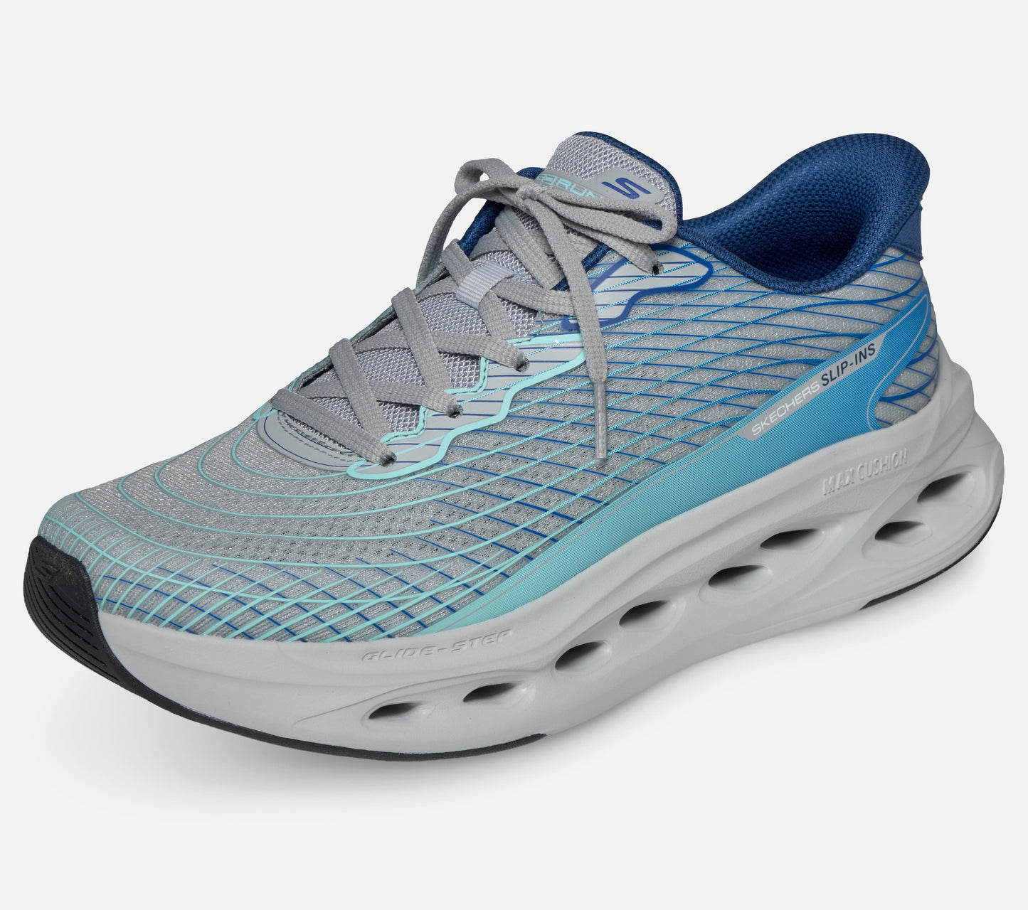 Slip-ins: Max Cushioning Glide-Step - Sapphire Shoe Skechers.no
