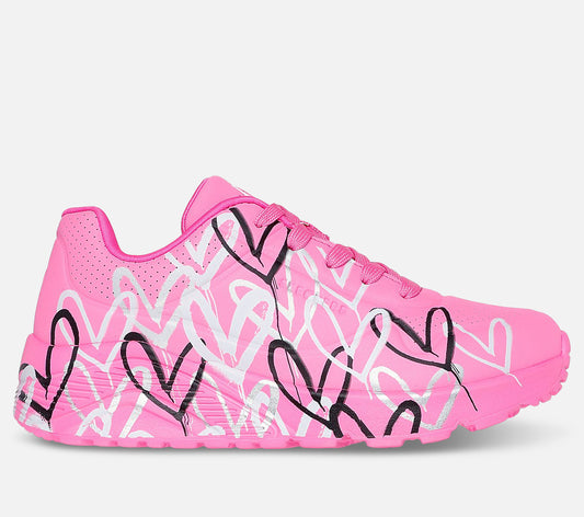 JGoldcrown: Uno Lite - Metallic Love Shoe Skechers.no