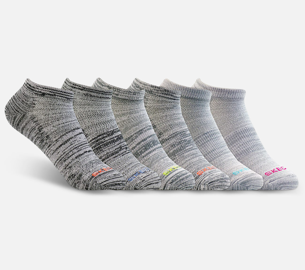 6-pakning Sportssokker Sock Skechers.no