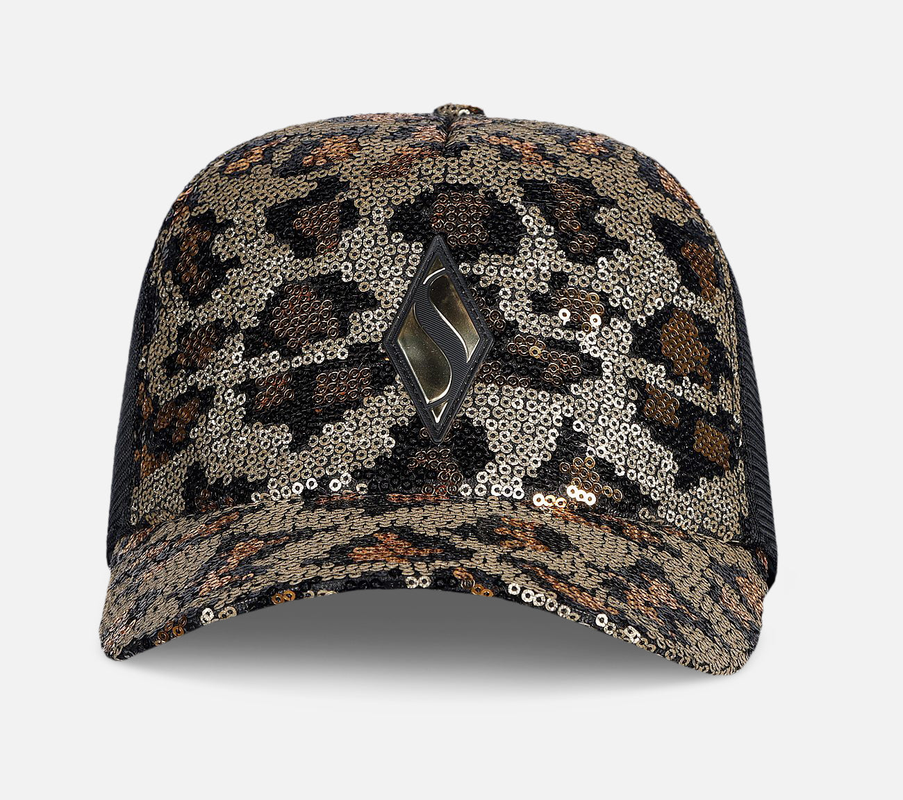 Skech-Shine Cheetah Adjustable Trucker Hat Hat Skechers