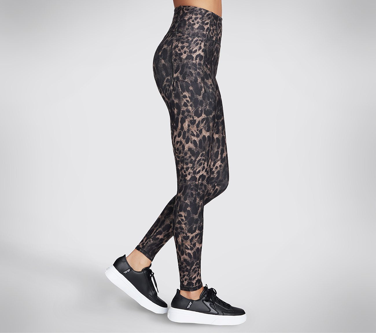 Diamond Brushed Cheetah Legging Clothes Skechers.no