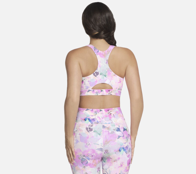 GO WALK Seascape Floral Zip Front Bra Clothes Skechers.no