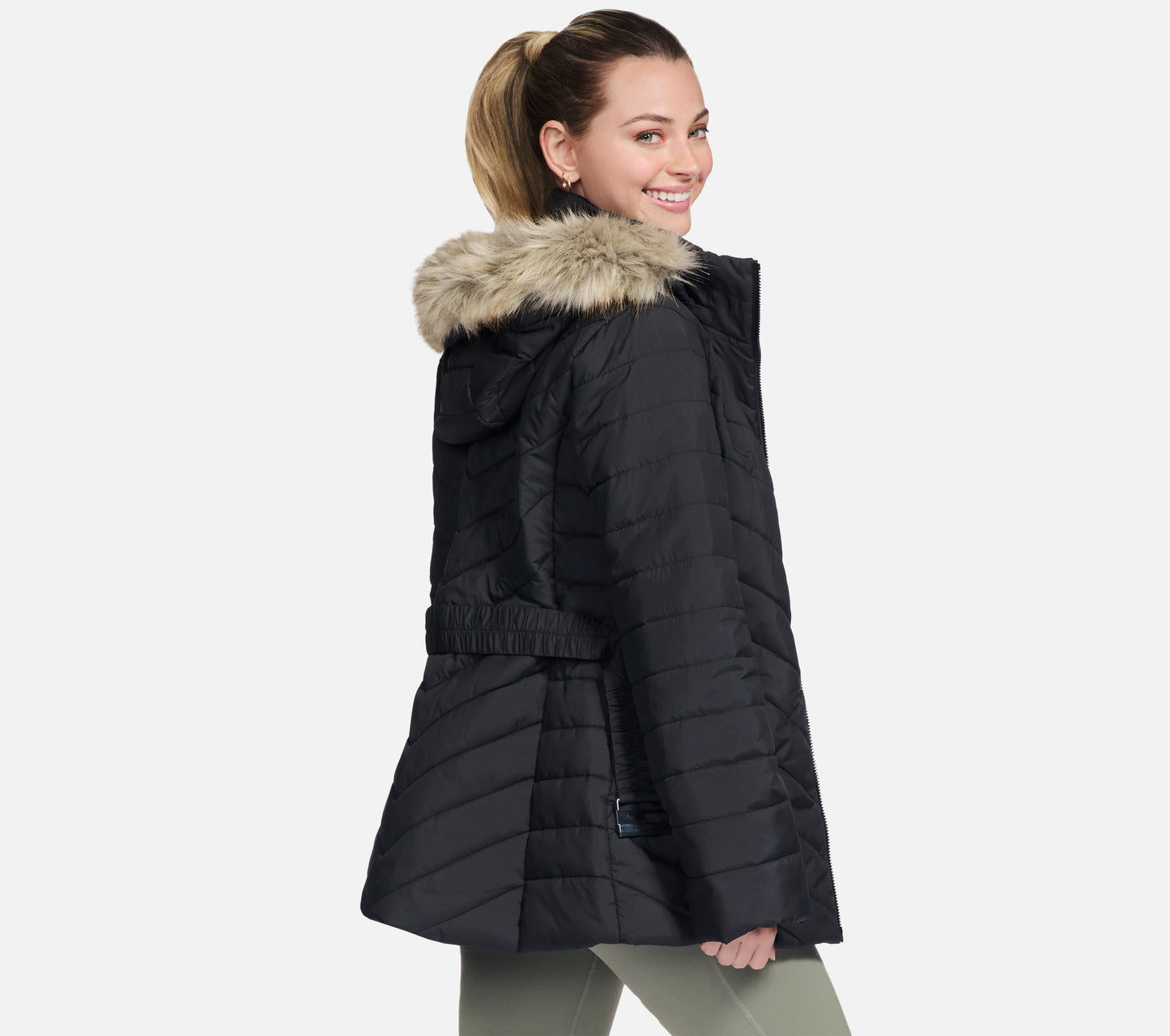 On-the-GO GO SHIELD Cozy Fit Belted Parka Clothes Skechers.no