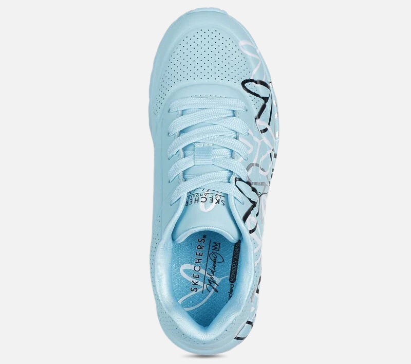 JGoldcrown: Uno Lite - Metallic Love Shoe Skechers.no