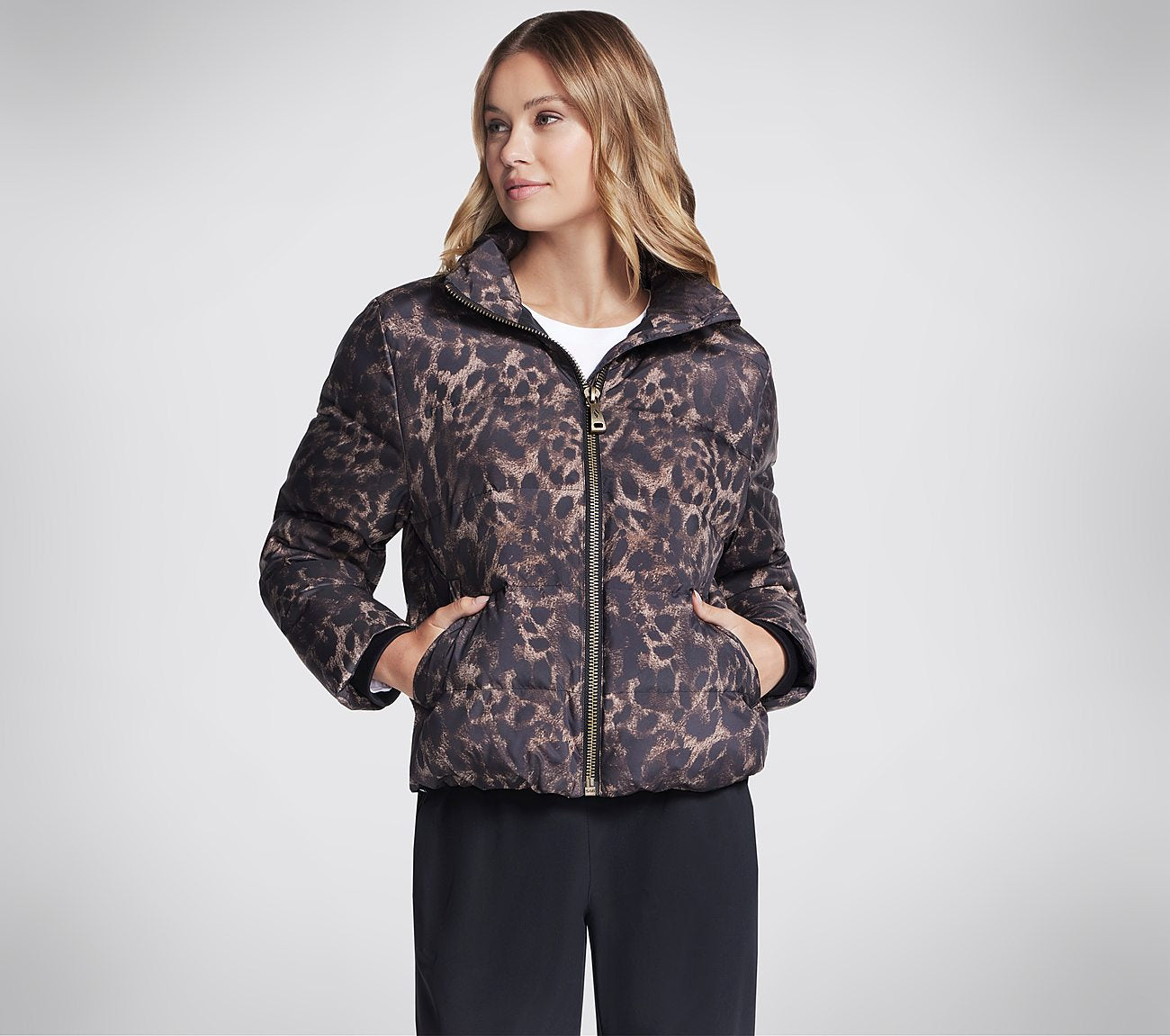 Printed GO SHIELD Shine Jacket Clothes Skechers.no