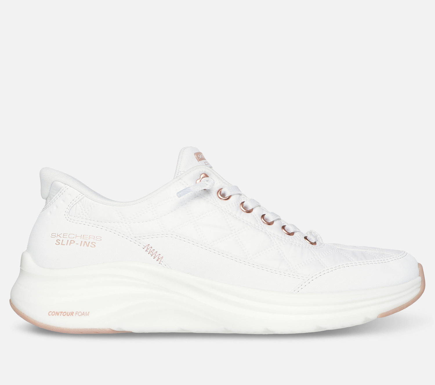 Wide Fit: Slip-ins: Contour Foam - Cozy Fit Golden Hour Shoe Skechers.no