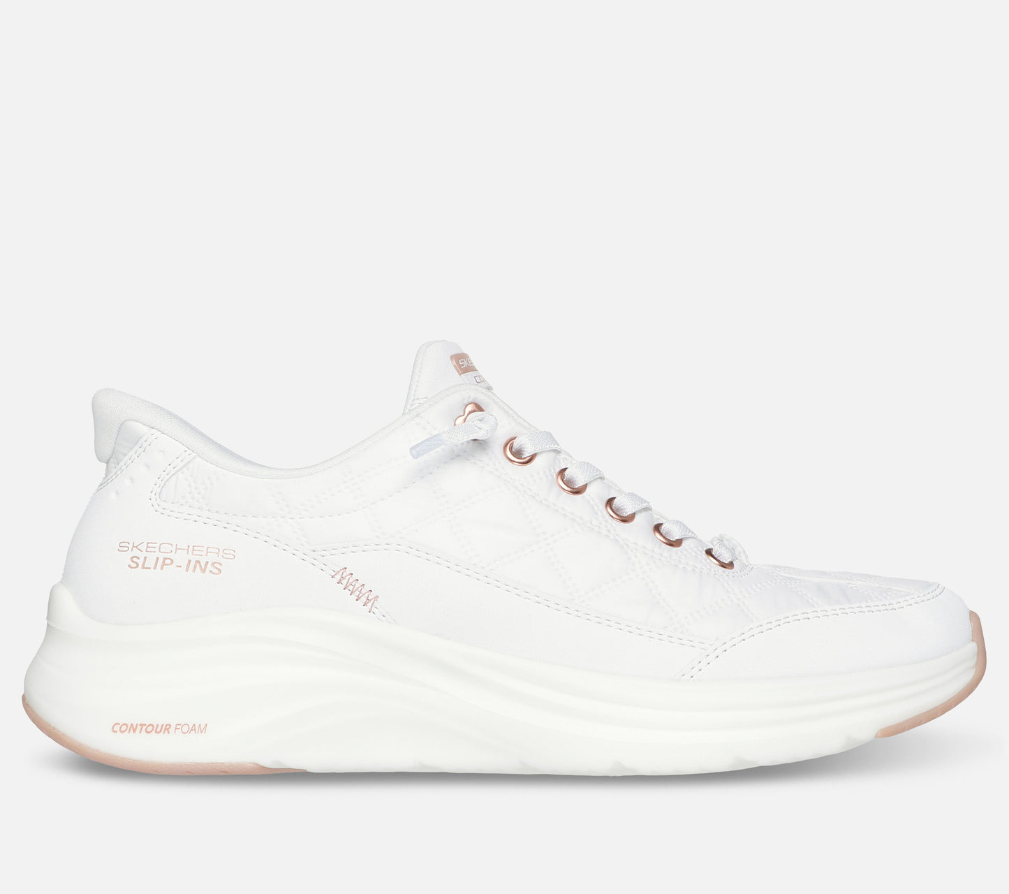 Wide Fit: Slip-ins: Contour Foam - Cozy Fit Golden Hour Shoe Skechers.no