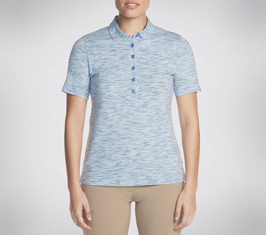 Space Dye Polo T-skjorte Clothes Skechers