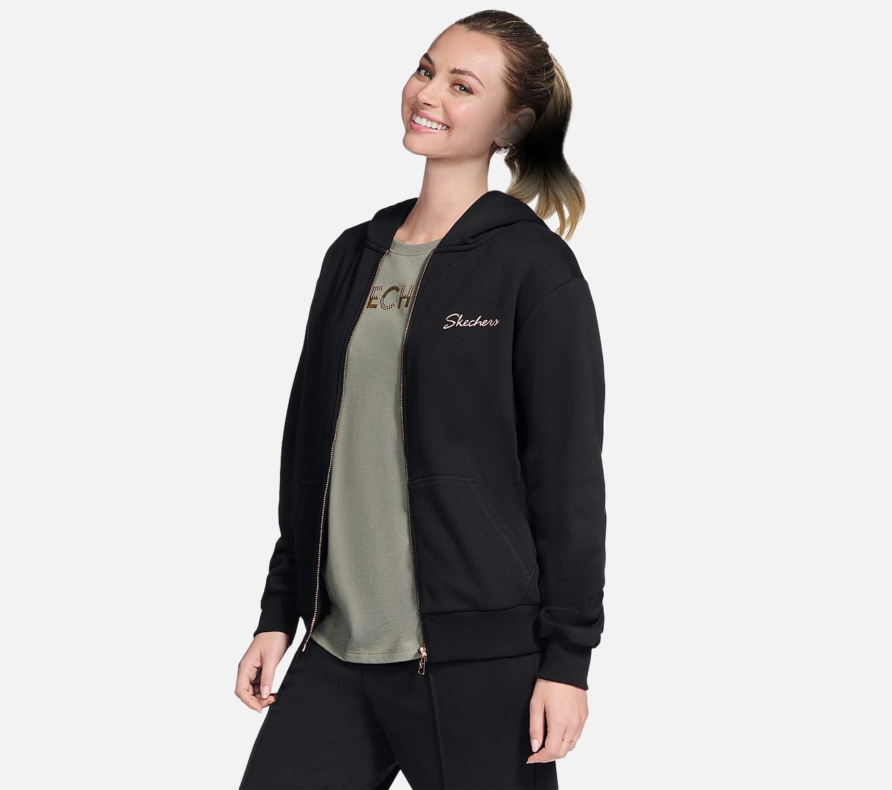 Skech-Sweats Signature FZ Hoodie Clothes Skechers.no