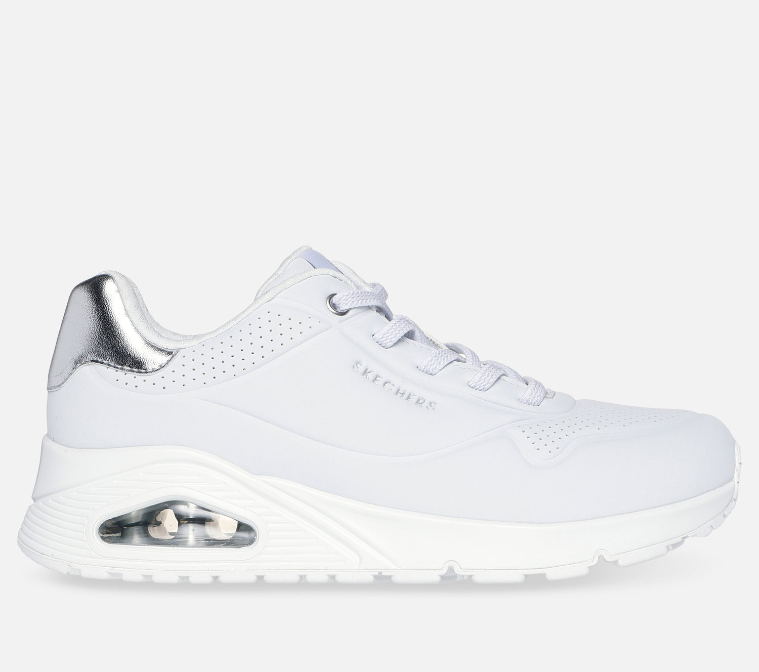 Wide Fit: Uno - Shimmer Away Shoe Skechers.no