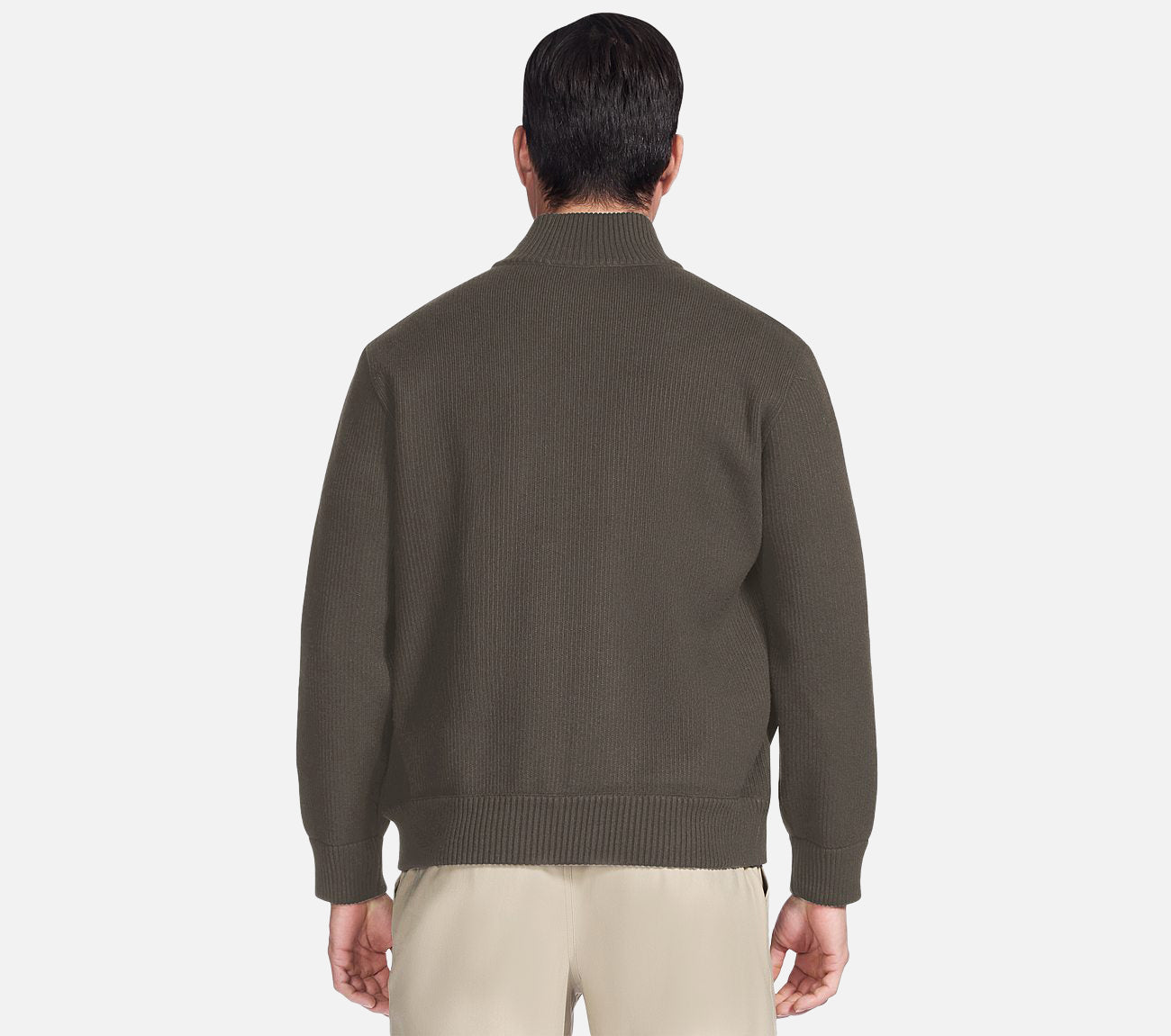 The Hoodless Hoodie - Knit Hybrid Jacket Clothes Skechers.no