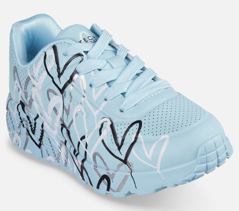 JGoldcrown: Uno Lite - Metallic Love Shoe Skechers.no