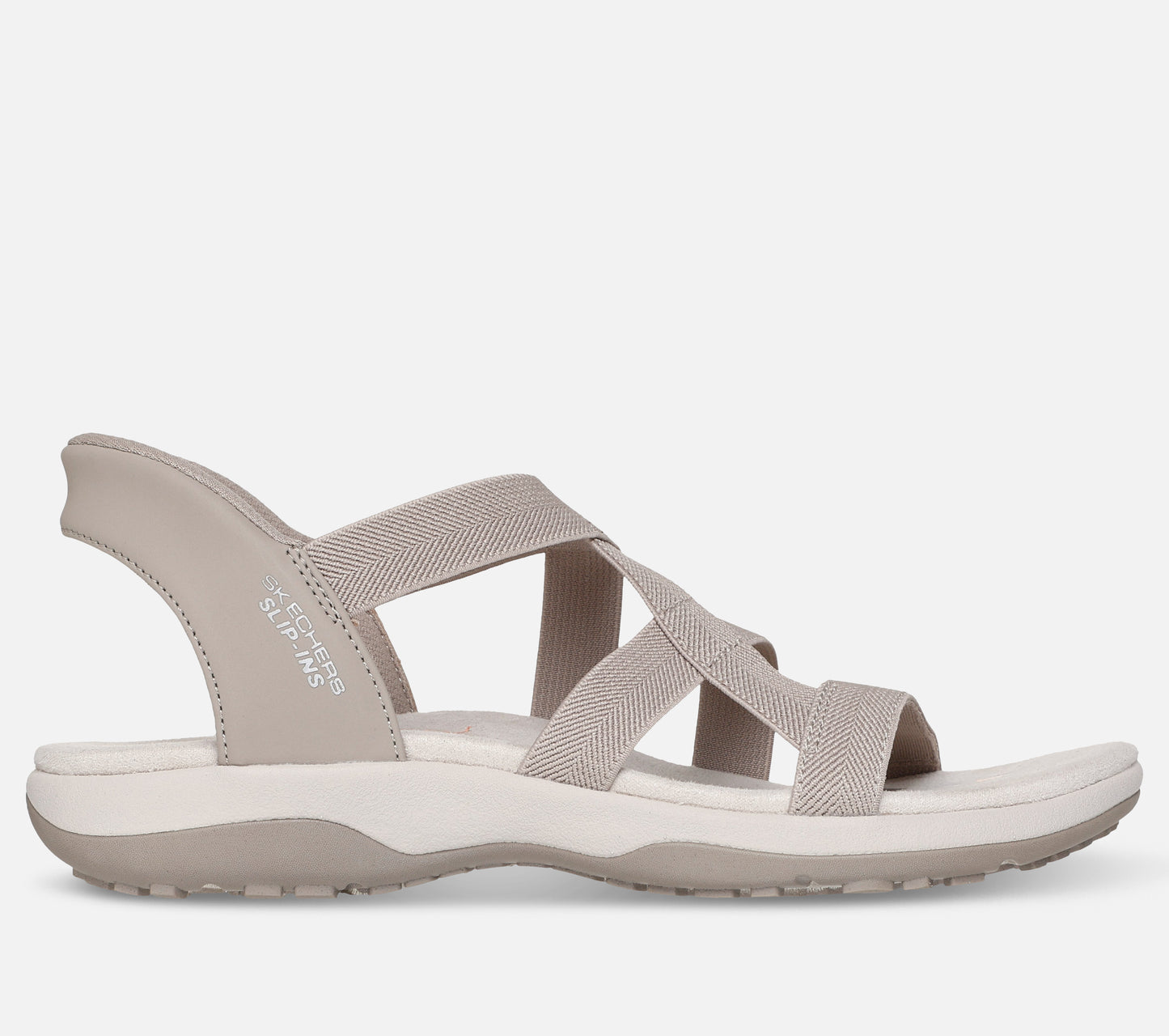 Wide Fit: Slip-ins: Reggae Slim - Stretch Flex Sandal Skechers.no