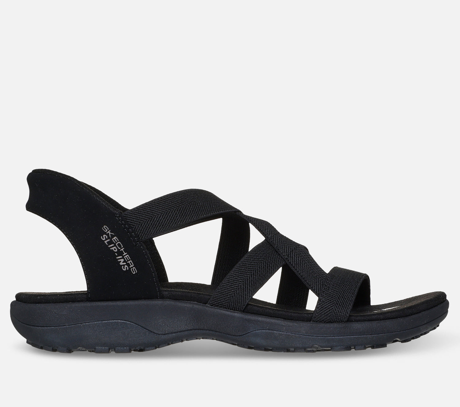 Wide Fit: Slip-ins: Reggae Slim - Stretch Flex Sandal Skechers.no