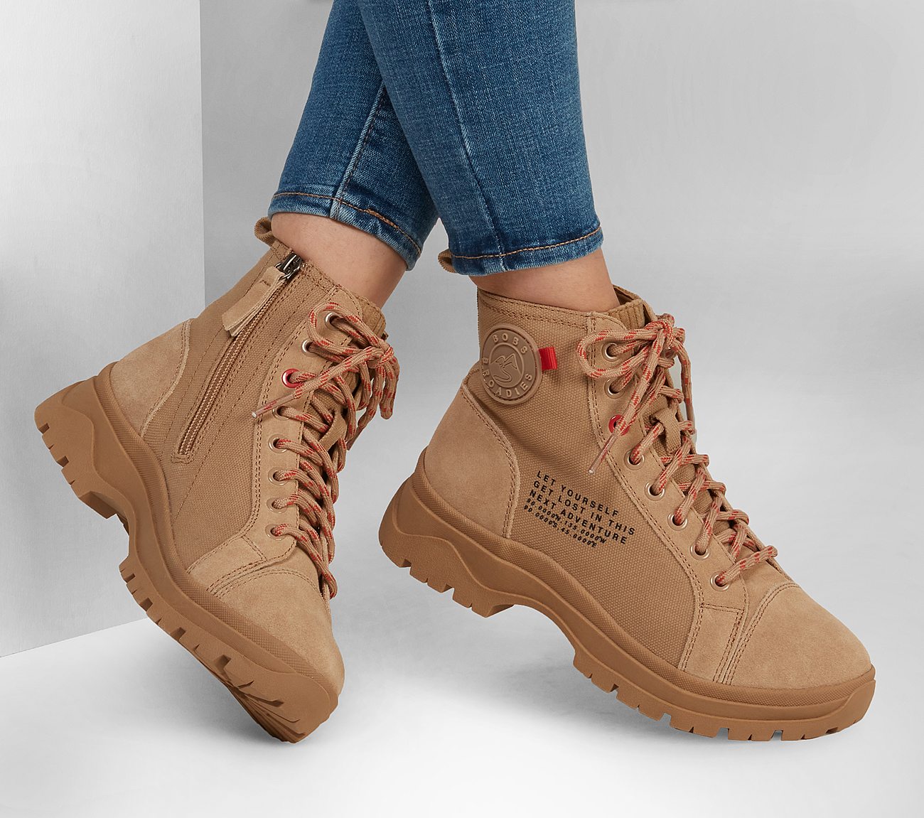 BOBS Broadies - Combat Cutie Boot Skechers