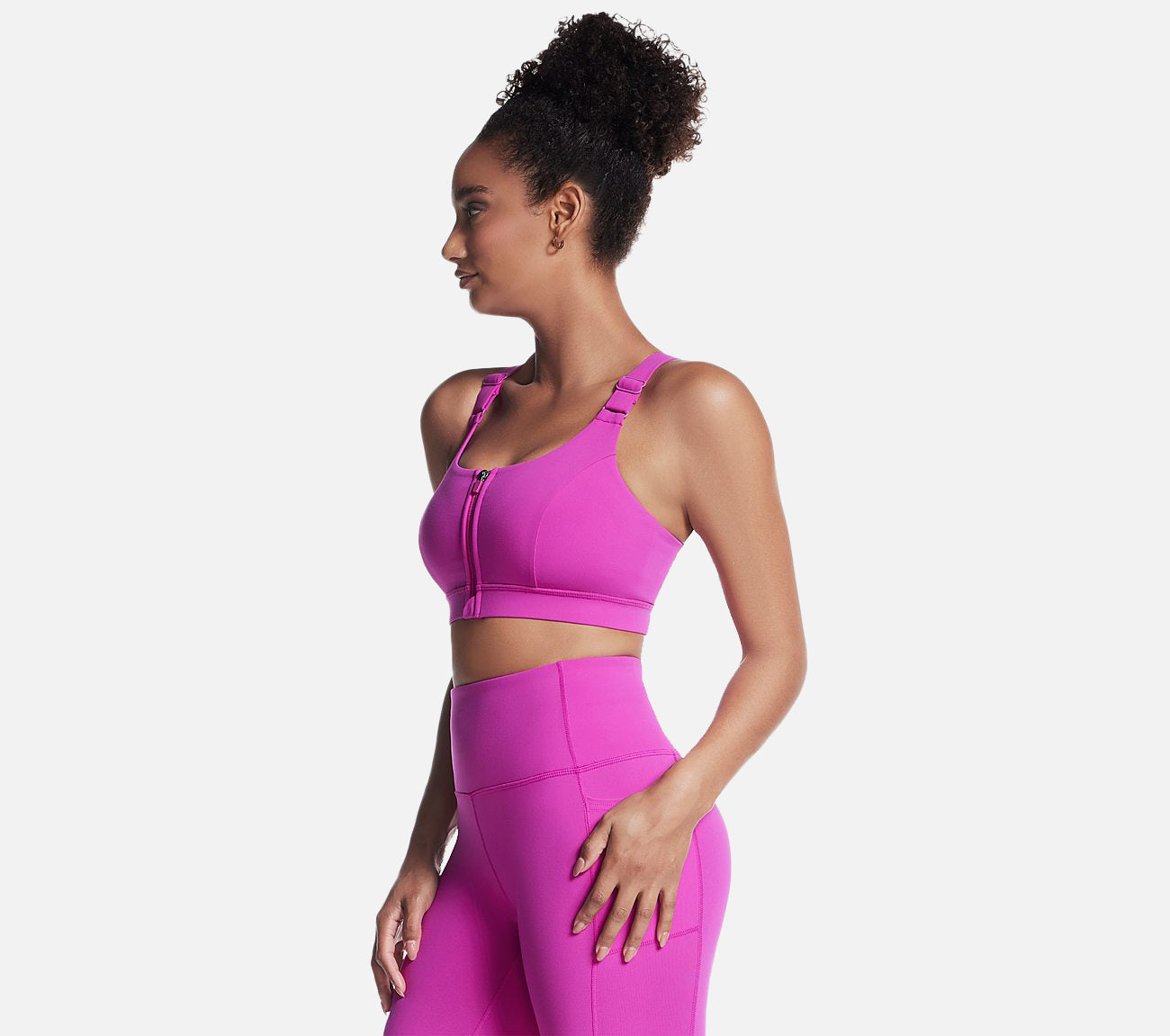 GO WALK Zip Front Bra Clothes Skechers.no