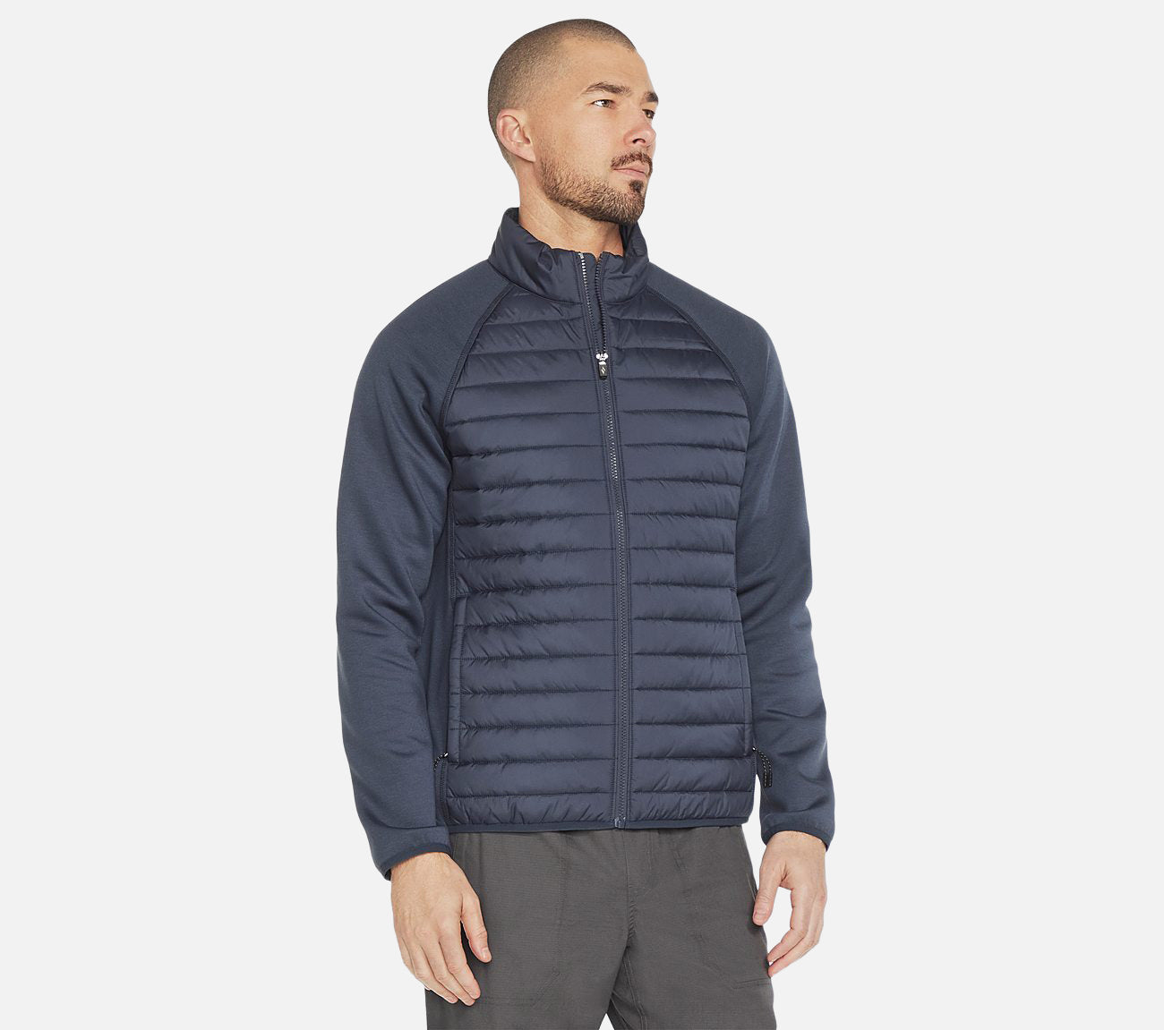 Hoodless Hoodies Cozy Fit Hybrid Jacket Clothes Skechers.no