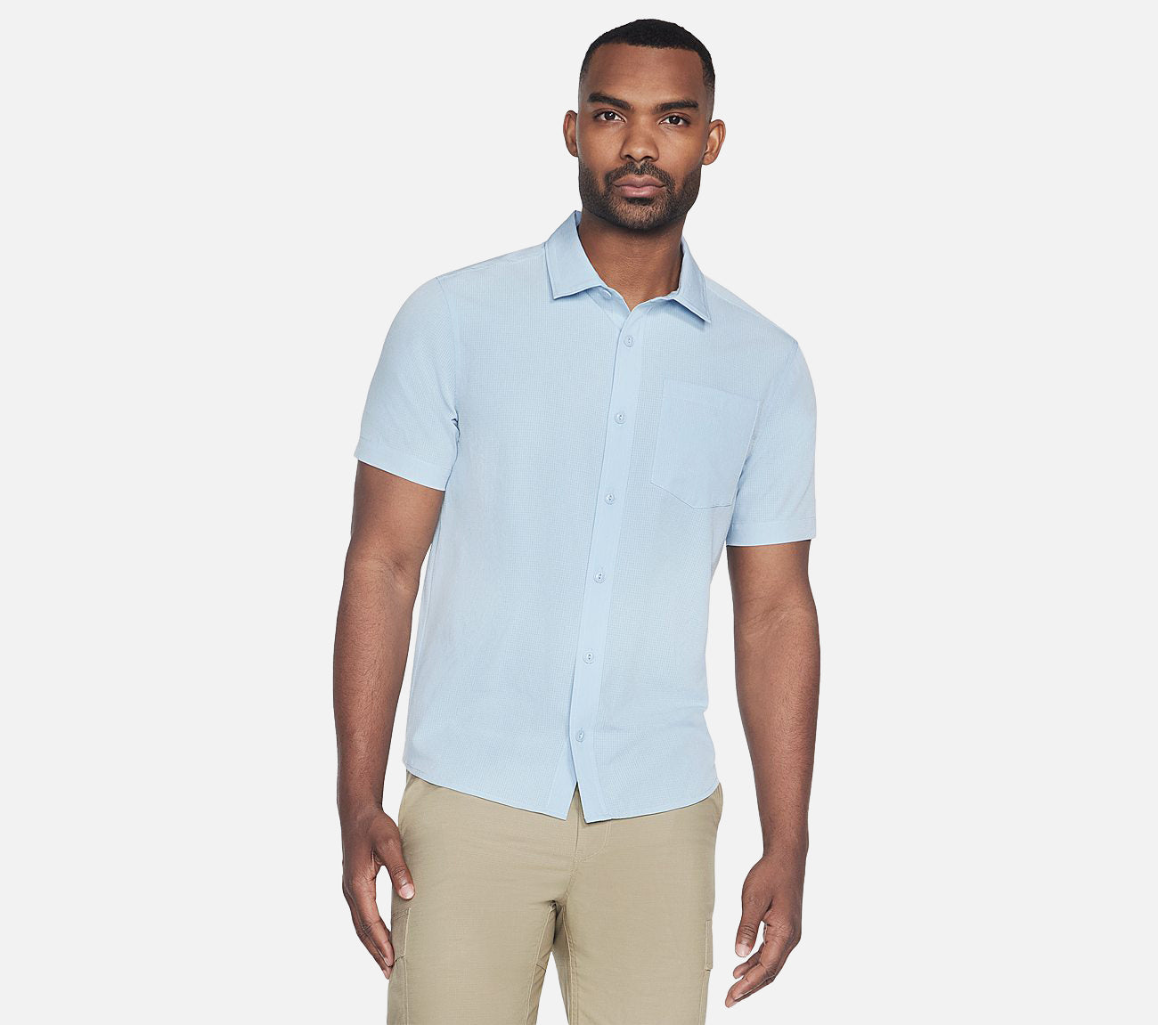 GO WALK Air Short Sleeve Shirt Clothes Skechers
