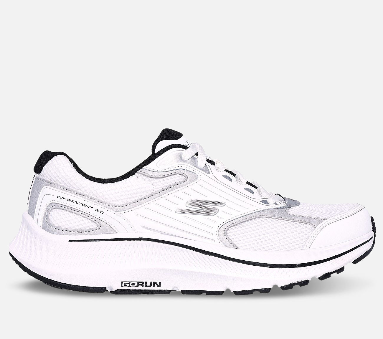 GO RUN Consistent 2.0 - Silver Wolf Shoe Skechers.no