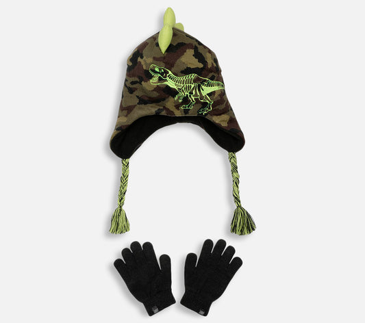 Camouflage T-rex Hat and Glove Set Hat Skechers.no