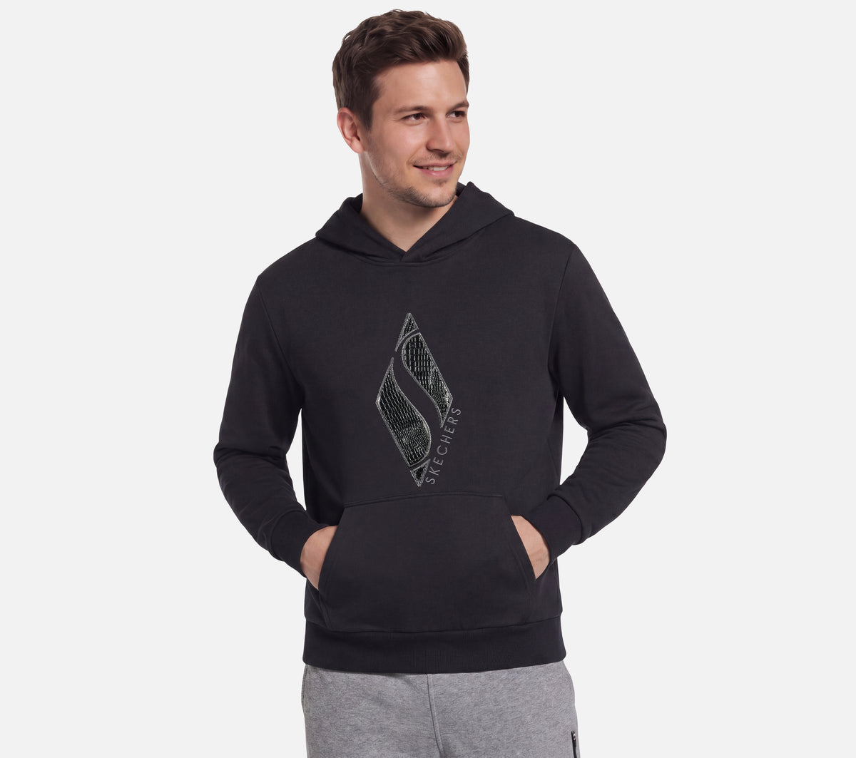 Diamond Scale Hoodie Clothes Skechers.no