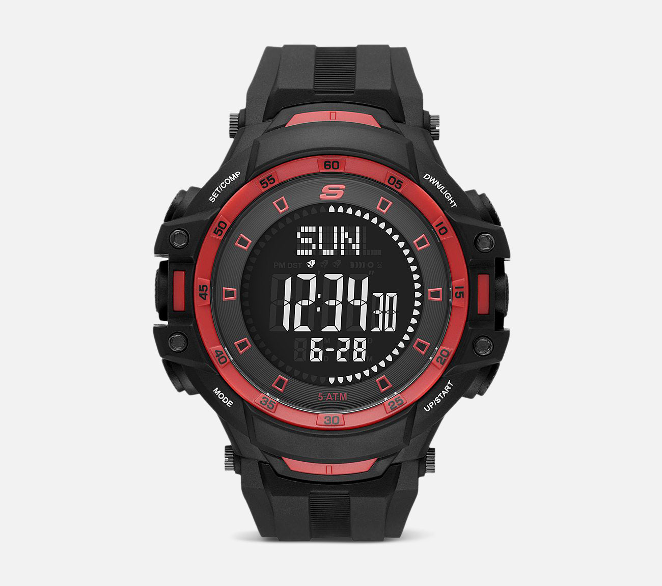 Grandpoint Black & Red Watch Watches Skechers.no