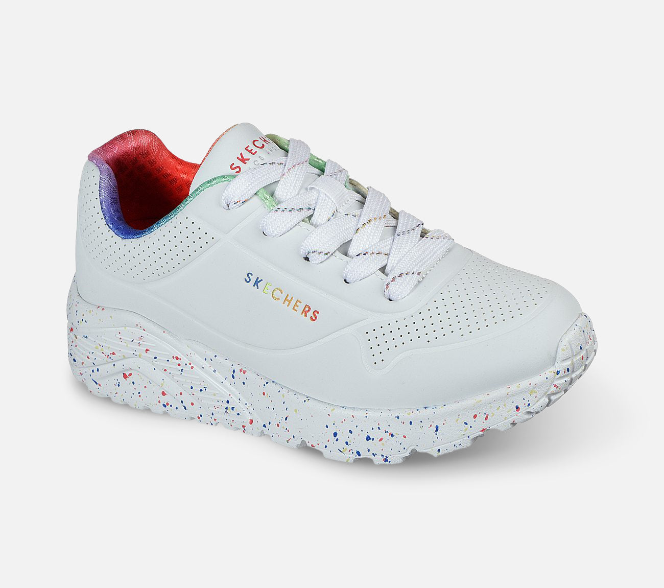 Uno Lite - Rainbow Speckle Shoe Skechers.no