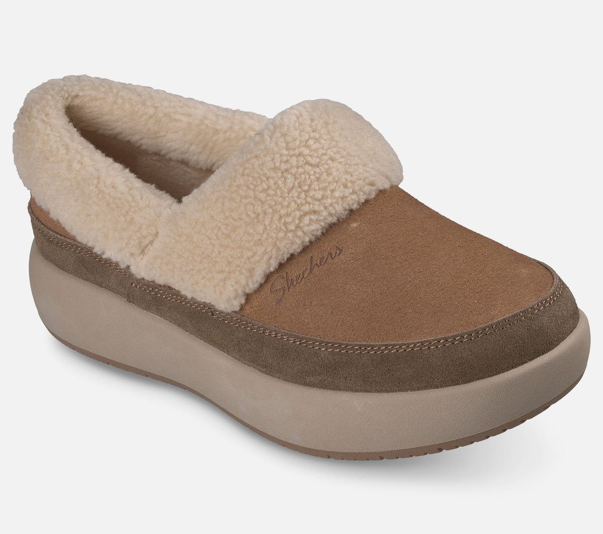 Relaxed Fit: Cozy Lodge - Cedar Snuggle Slipper Skechers.no