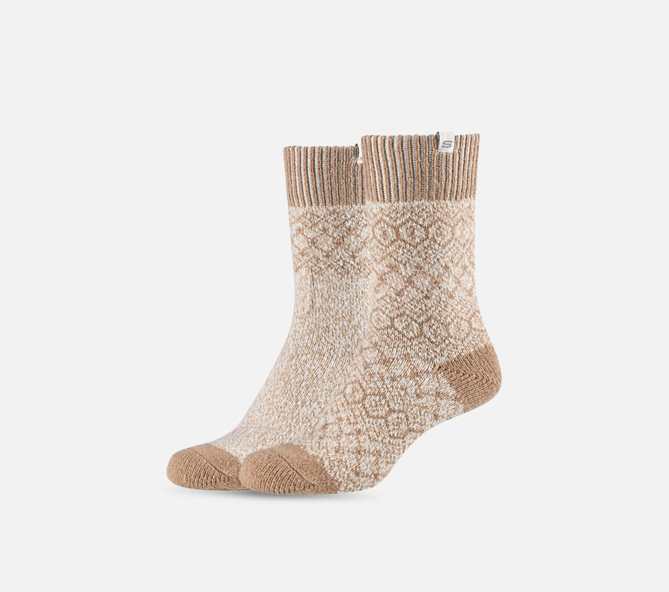 Sokker med jacquardmønster, 2. stk Sock Skechers