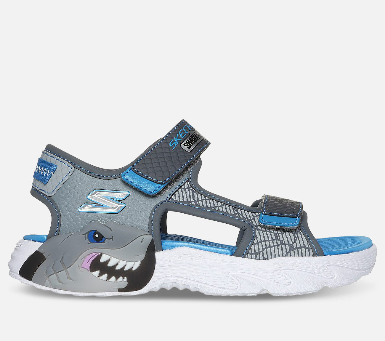 S-Lights: Creature-Splash Sandal Skechers