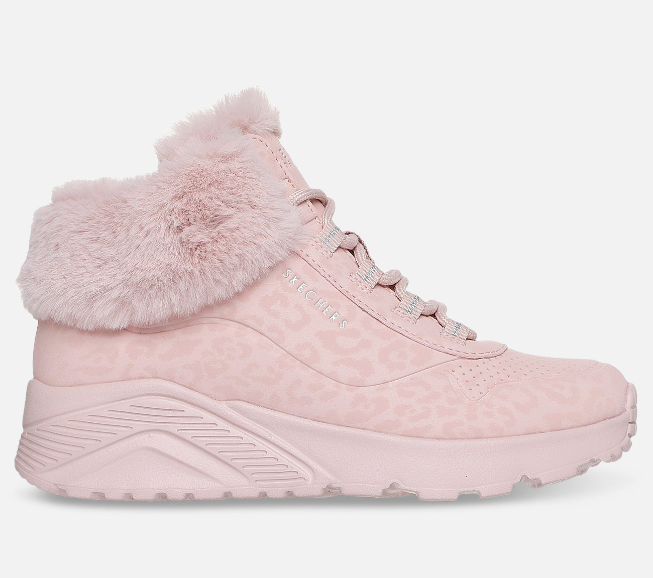 Uno Lite - Cozy Leopard Boot Skechers.no