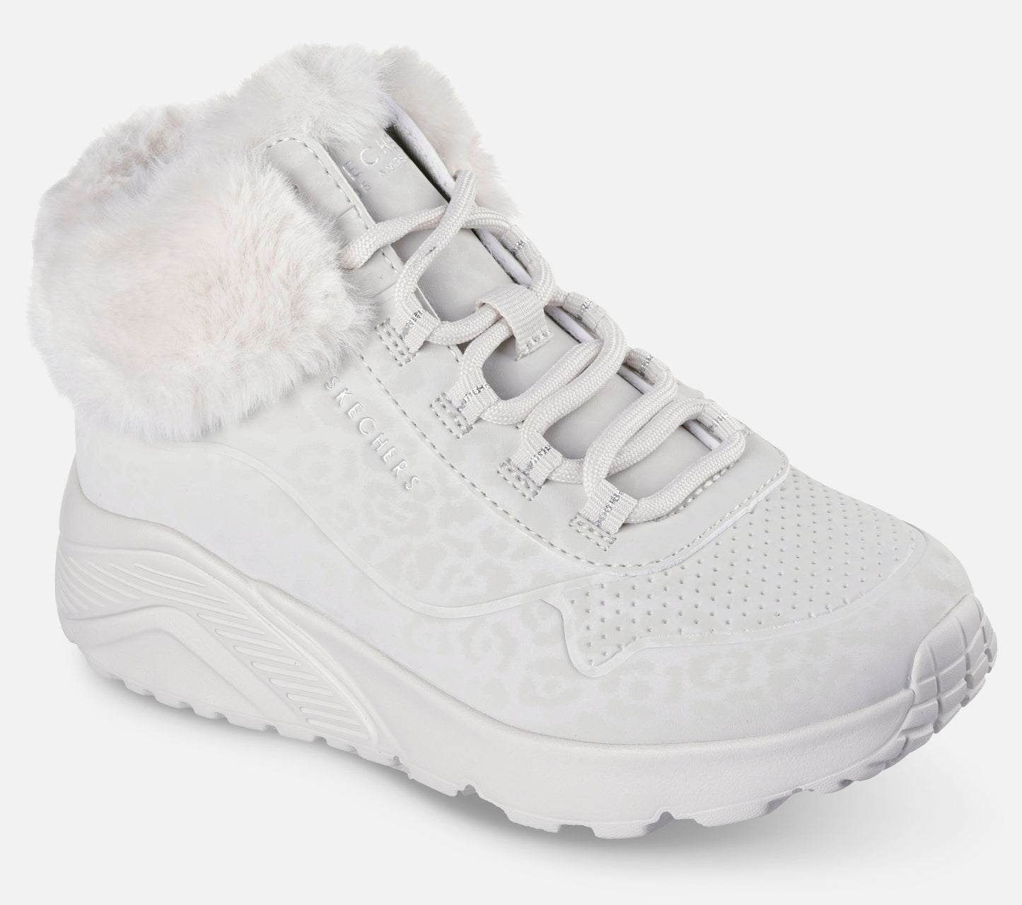 Uno Lite - Cozy Leopard Boot Skechers.no