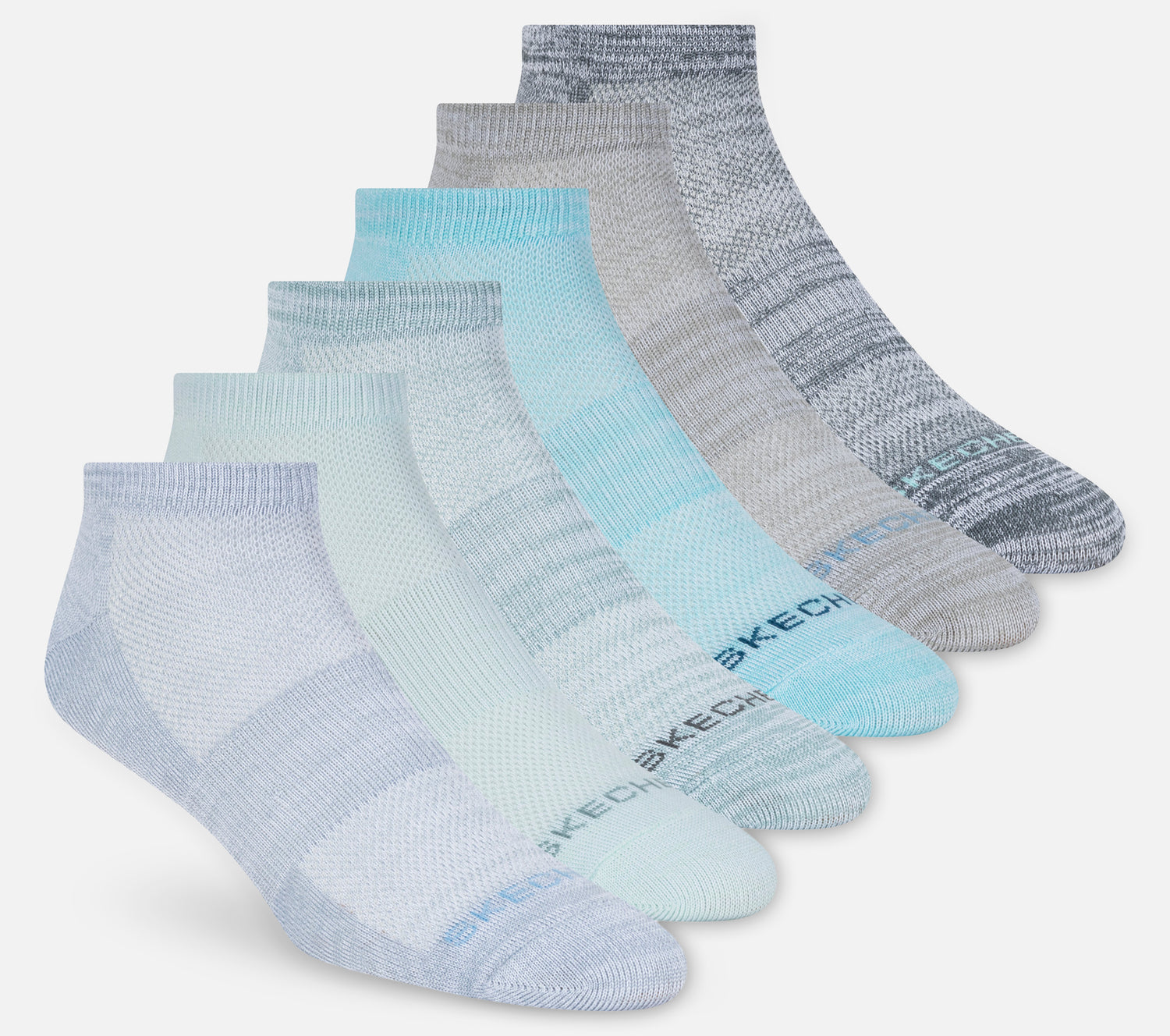 6-pakning Sportssokker Skechers.no