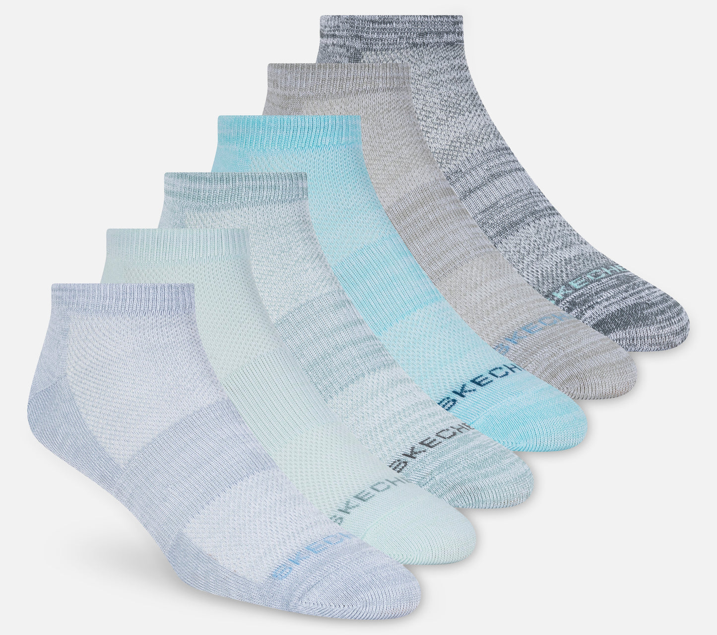 6-pakning Sportssokker Skechers.no